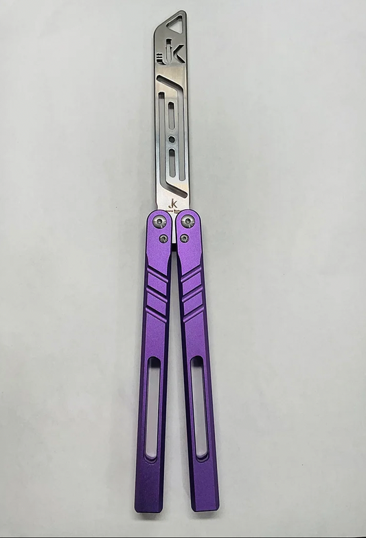 Mariposa Numero Uno - Purple Handle / Stainless Trainer Blade