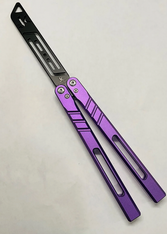 Mariposa Numero Uno - Purple Handle / Black Trainer Blade