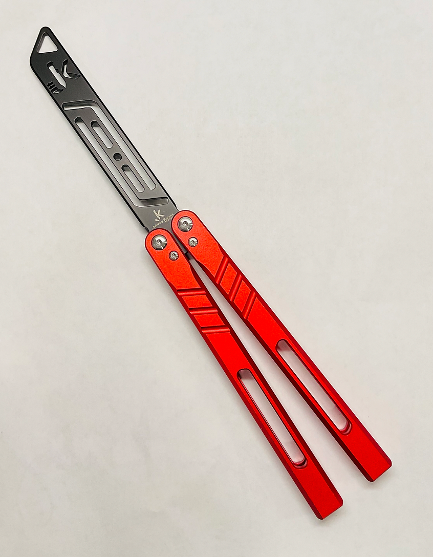 Mariposa Numero Uno - Red Handle / Black Trainer Blade