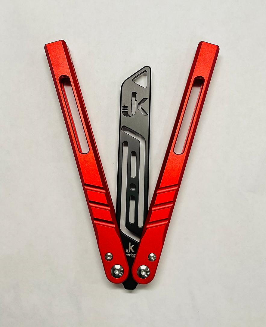 Mariposa Numero Uno - Red Handle / Black Trainer Blade